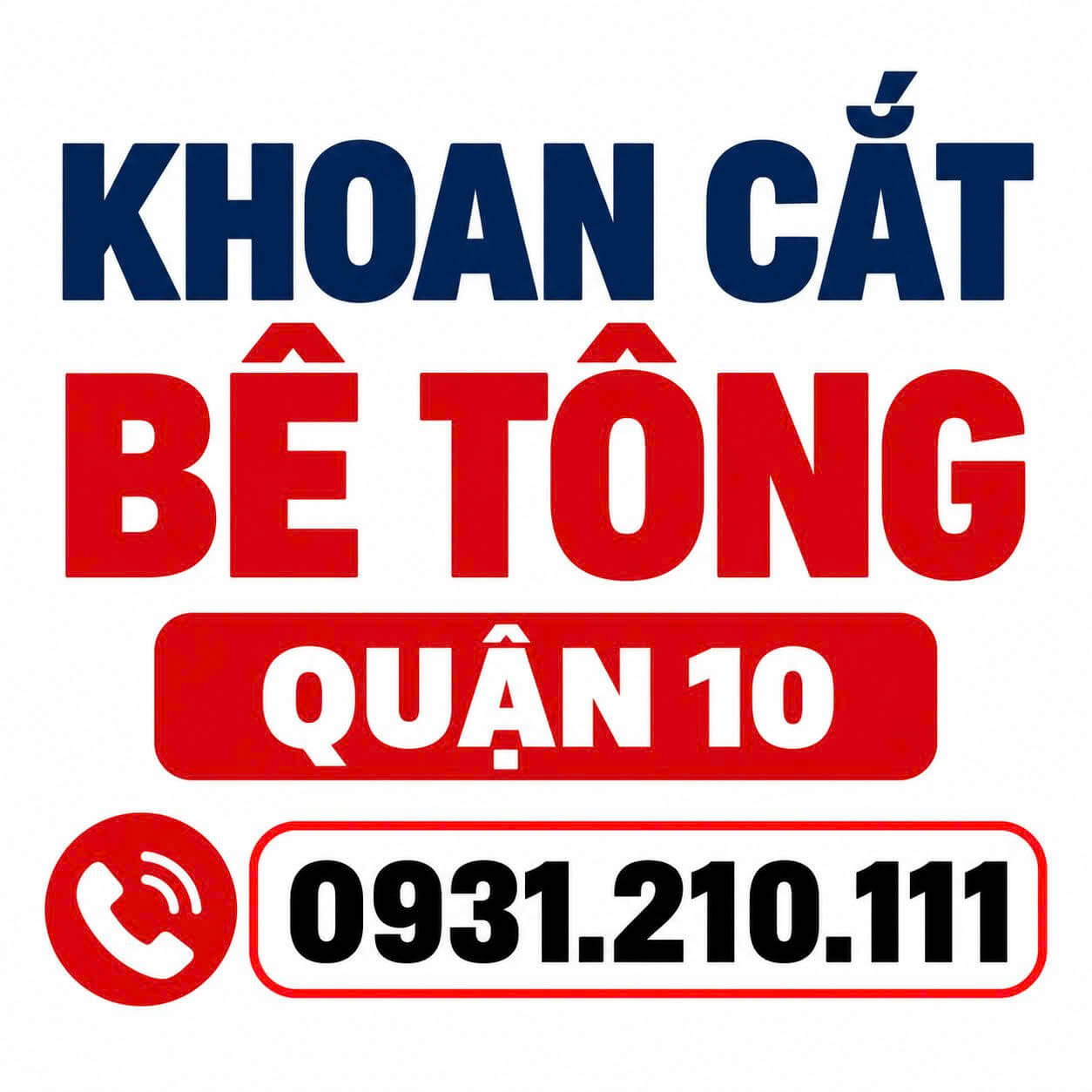 Cắt Bê Tông Quận 10