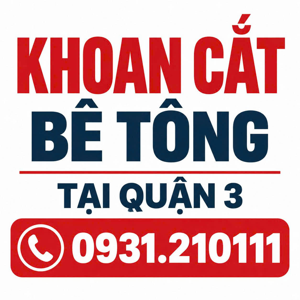Khoan Cắt Bê Tông Quận 3