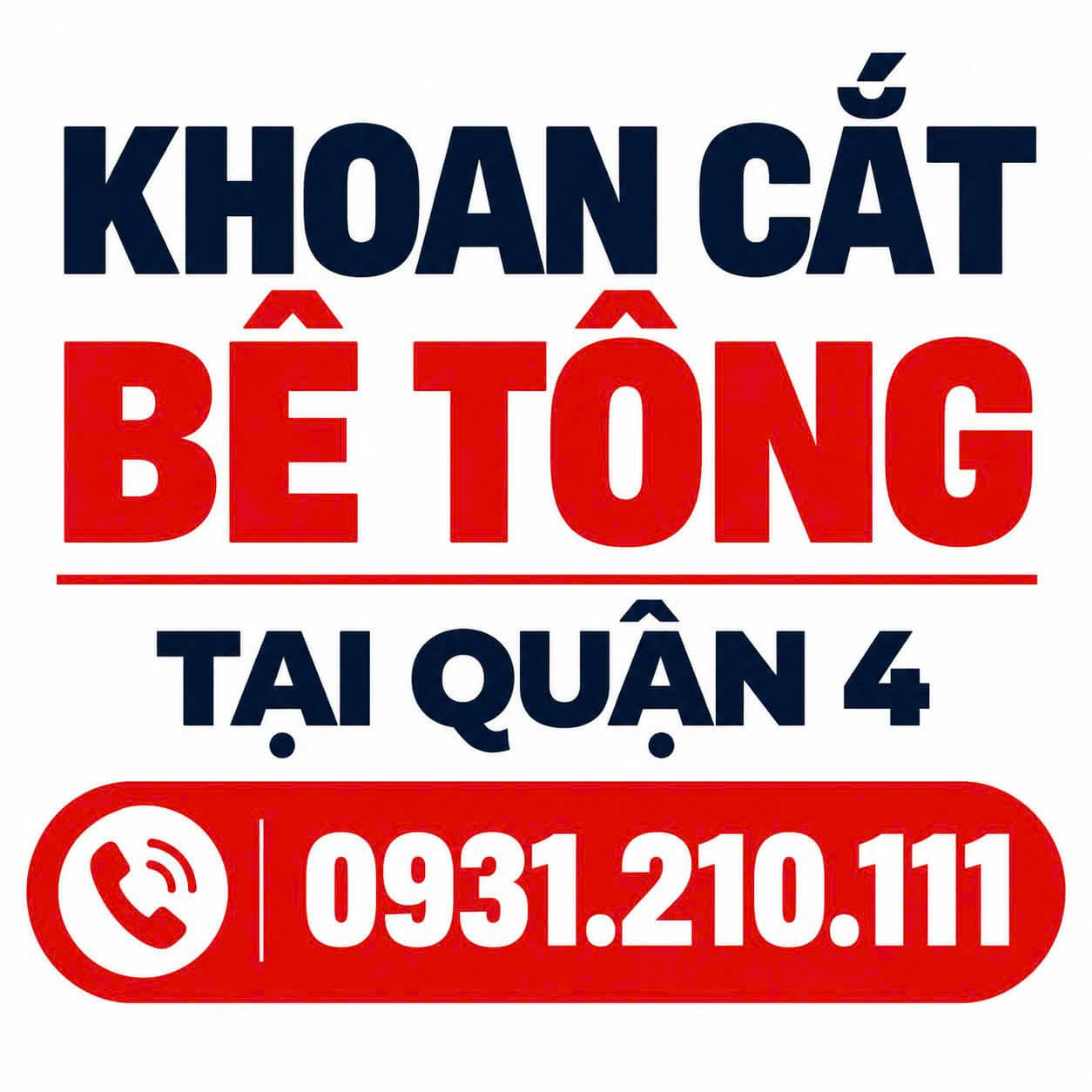 Khoan Cắt Bê Tông Tại Quận 4