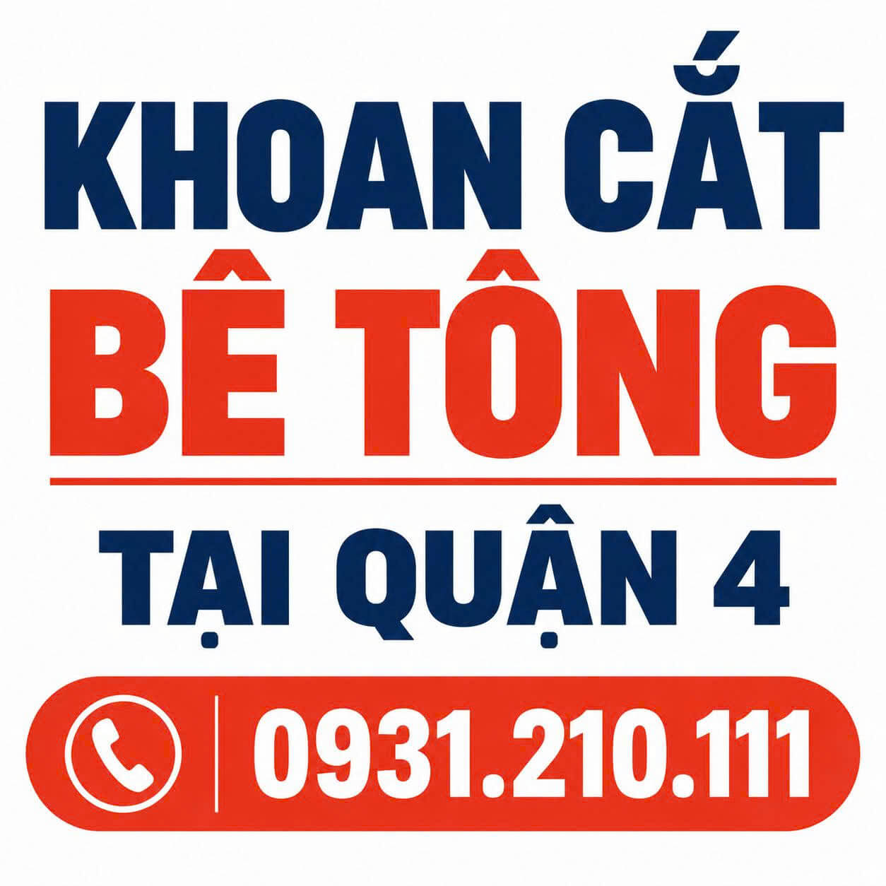 Khoan Cắt Bê Tông ở Quận 4