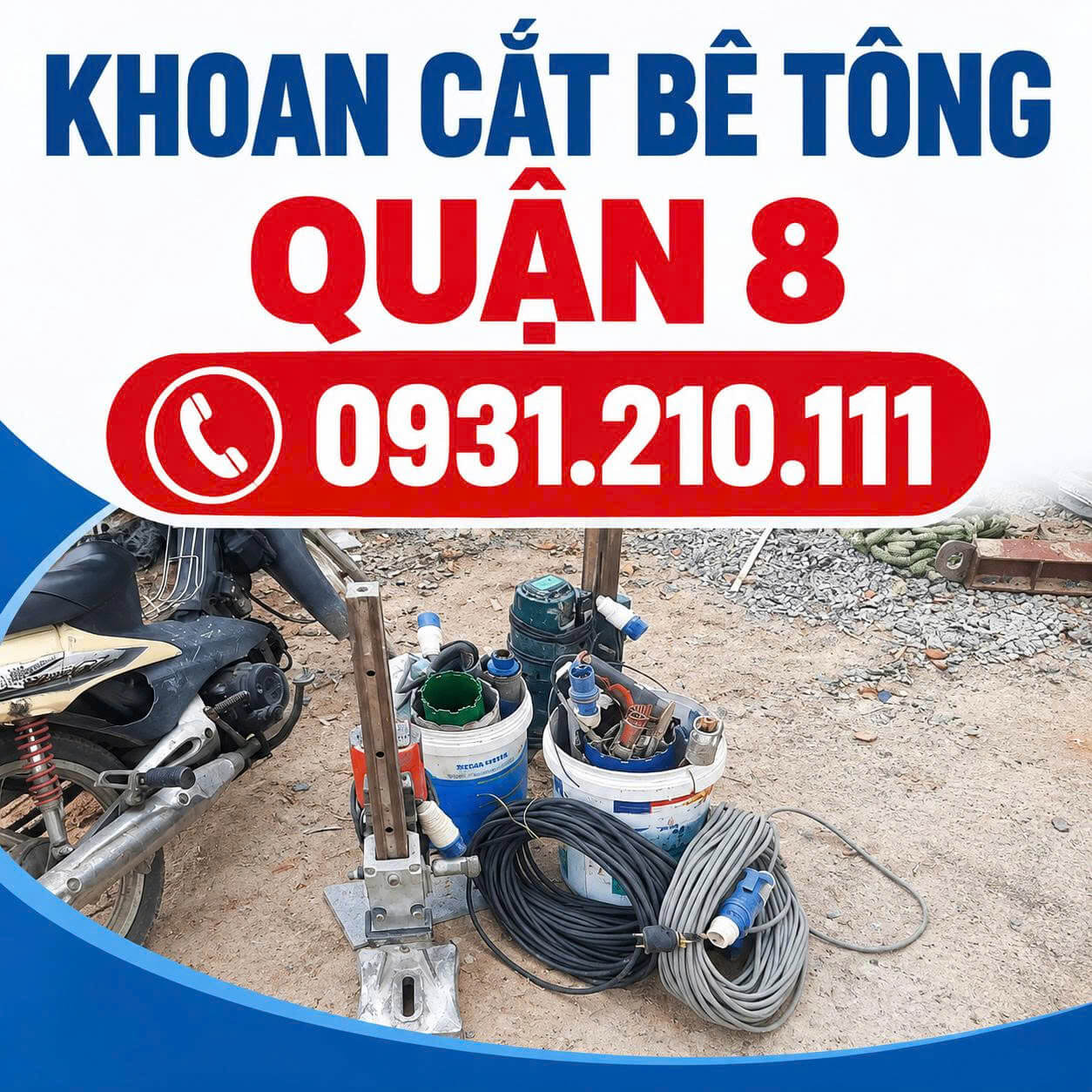 Khoan Cắt Bê Tông ở tại Quận 8