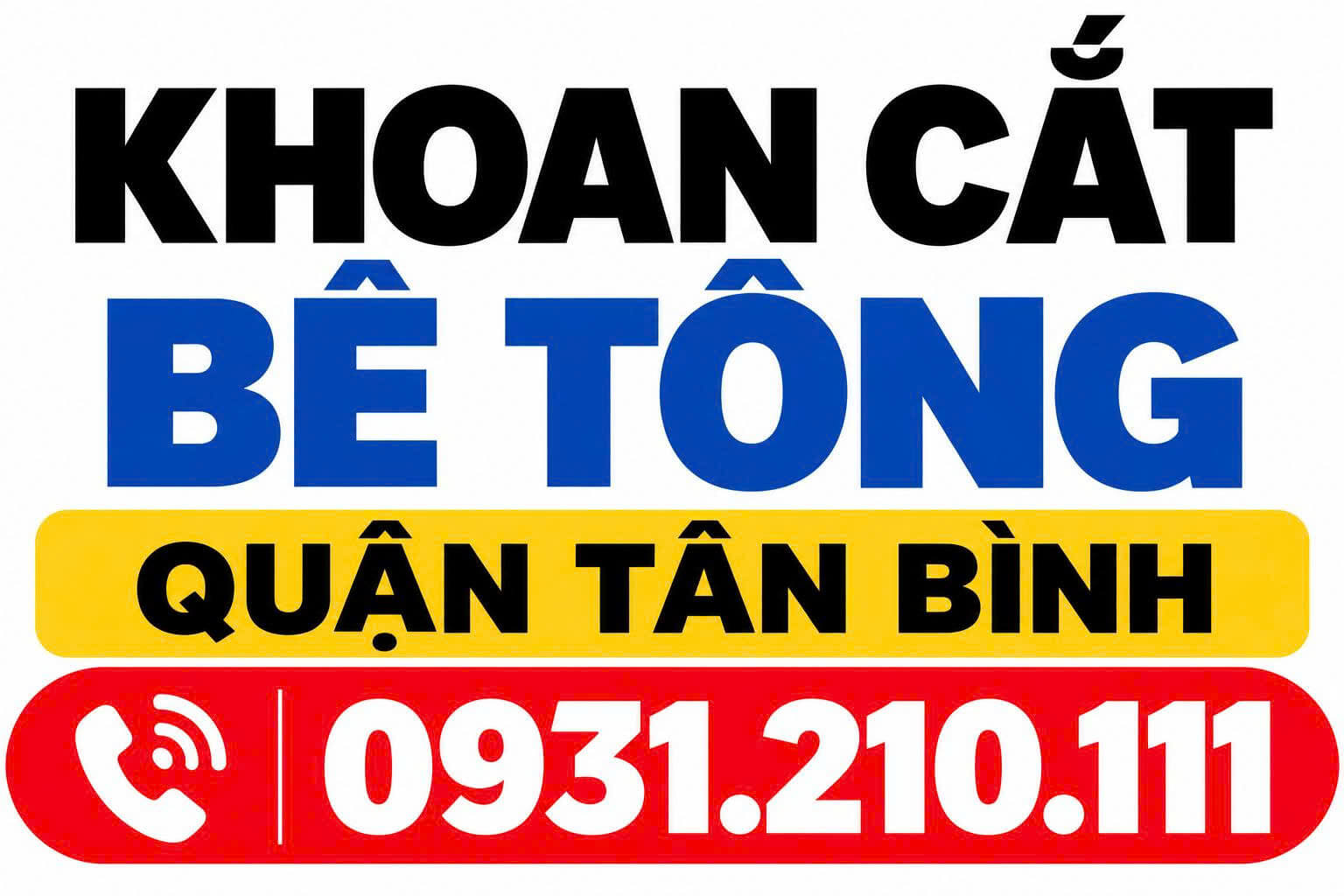 Khoan Cắt Bê Tông Quận Tân Bình