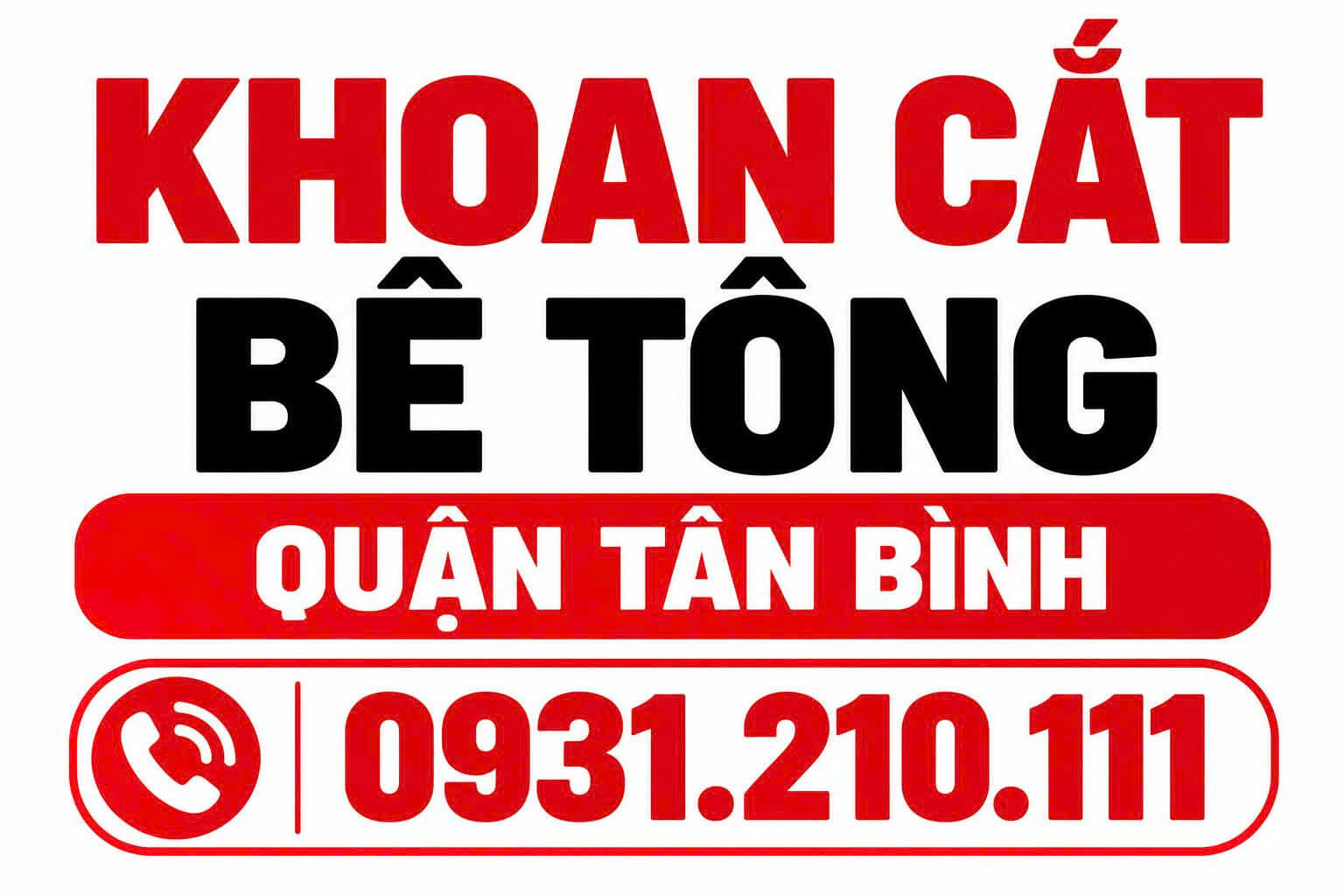 Khoan Cắt Bê Tông Tân Bình