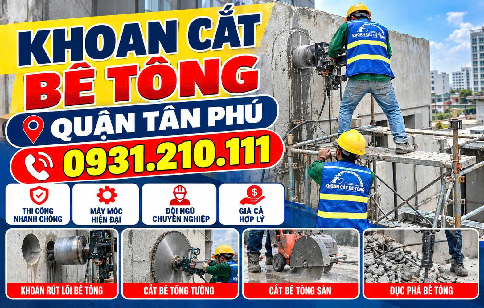 Khoan Cắt Bê Tông Trọng Nghĩa